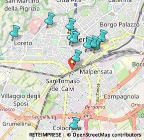 Mappa Via San Giorgio, 24122 Bergamo BG, Italia (0.91545)