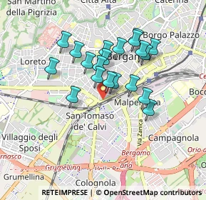 Mappa Via San Giorgio, 24122 Bergamo BG, Italia (0.7315)