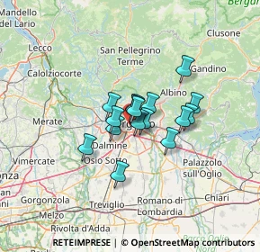 Mappa Via San Giorgio, 24122 Bergamo BG, Italia (7.75438)