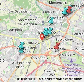 Mappa Via San Giorgio, 24122 Bergamo BG, Italia (1.98636)