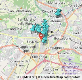 Mappa Via San Giorgio, 24122 Bergamo BG, Italia (0.9825)