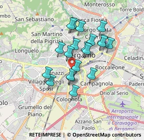 Mappa Via San Giorgio, 24122 Bergamo BG, Italia (1.372)