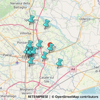 Mappa Via Greguoli, 31048 San Biagio di Callalta TV, Italia (7.05214)