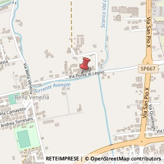 Mappa Via Ponte di Legno,  15, 31033 Castelfranco Veneto, Treviso (Veneto)