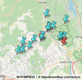 Mappa Via Rio Bodro, 13864 Crevacuore BI, Italia (6.13059)
