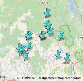 Mappa Via Rio Bodro, 13864 Crevacuore BI, Italia (6.555)