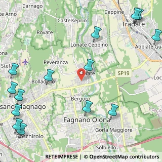 Mappa Via Alessandro Manzoni, 21050 Cairate VA, Italia (3.25357)