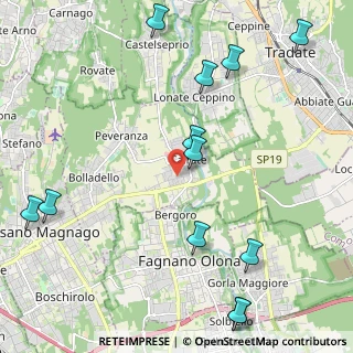 Mappa Via Alessandro Manzoni, 21050 Cairate VA, Italia (2.7675)
