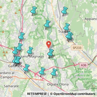 Mappa Via Alessandro Manzoni, 21050 Cairate VA, Italia (4.88611)