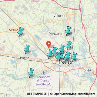 Mappa Vicolo Feltrina A, 31100 Treviso TV, Italia (3.655)