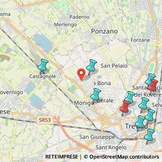 Mappa Vicolo Feltrina A, 31100 Treviso TV, Italia (3.05909)
