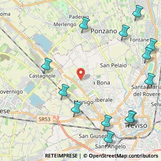 Mappa Vicolo Feltrina A, 31100 Treviso TV, Italia (3.07)