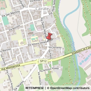 Mappa Via Dante,  40, 30175 Cairate, Varese (Lombardia)