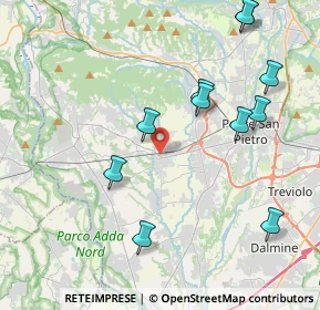 Mappa 24030 Terno D'isola BG, Italia (4.46091)
