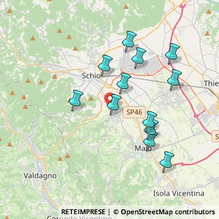 Mappa Via Schio, 36030 Schio VI, Italia (3.71667)