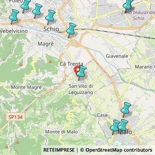 Mappa Via Schio, 36030 Schio VI, Italia (3.53091)