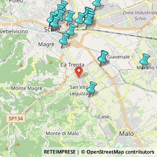 Mappa Via Schio, 36030 Schio VI, Italia (2.7255)