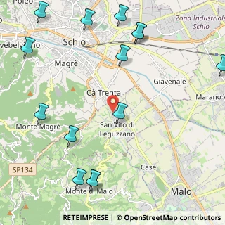 Mappa Via Schio, 36030 Schio VI, Italia (2.95786)