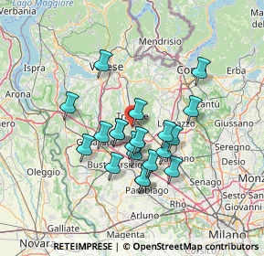 Mappa Via Milano, 21049 Tradate VA, Italia (11.1615)