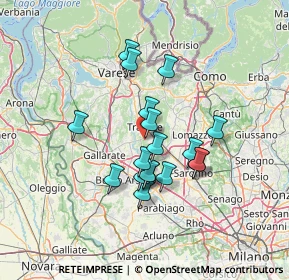 Mappa Via Milano, 21049 Tradate VA, Italia (11.03778)