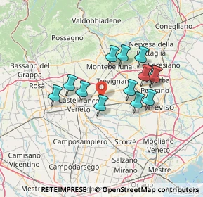 Mappa Via Giambattista Tiepolo, 31050 Vedelago TV, Italia (11.49231)