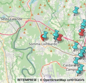 Mappa Via Salvette, 21019 Somma Lombardo VA, Italia (5.85667)