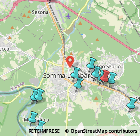 Mappa Via Salvette, 21019 Somma Lombardo VA, Italia (3.2125)