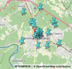 Mappa Via Salvette, 21019 Somma Lombardo VA, Italia (1.2275)