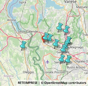 Mappa Via Salvette, 21019 Somma Lombardo VA, Italia (6.62667)