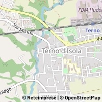 Hartă Terno d'Isola