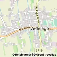 Mapa Vedelago