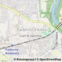 Mapa Paderno d'Adda