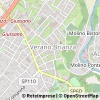 Kaart Verano Brianza