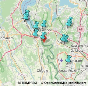 Mappa Via Fantoni, 21019 Somma Lombardo VA, Italia (7.22636)