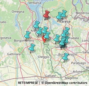 Mappa Via Fantoni, 21019 Somma Lombardo VA, Italia (12.26105)