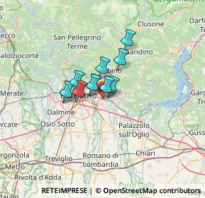 Mappa Via Don Minzoni, 24061 Albano Sant'Alessandro BG, Italia (7.43273)