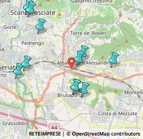 Mappa Via Don Minzoni, 24061 Albano Sant'Alessandro BG, Italia (2.10364)