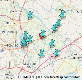 Mappa Via Venier Sebastiano, 31048 San Biagio di Callalta TV, Italia (6.65538)