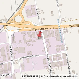 Mappa Via per San Floriano, 23, 31033 Castelfranco Veneto, Treviso (Veneto)