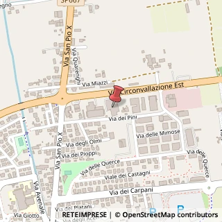 Mappa Via Circonvallazione Est, 8, 31033 Castelfranco Veneto, Treviso (Veneto)