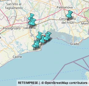 Mappa Viale Centrale, 33054 Lignano Sabbiadoro UD, Italia (9.64533)