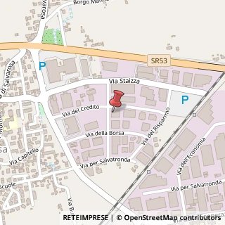 Mappa Via della Borsa, 7, 31033 Castelfranco Veneto, Treviso (Veneto)