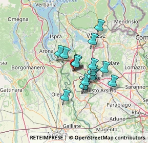 Mappa Via Gerolamo Fontana, 21019 Somma Lombardo VA, Italia (8.75118)