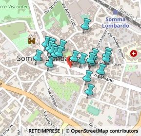 Mappa Via Gerolamo Fontana, 21019 Somma Lombardo VA, Italia (0.1635)