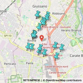 Mappa Via Arturo Toscanini, 20833 Giussano MB, Italia (0.8165)