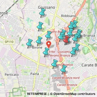 Mappa Via Arturo Toscanini, 20833 Giussano MB, Italia (0.949)