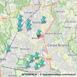Mappa Via Francesco Cilea, 20833 Giussano MB, Italia (2.48308)