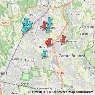 Mappa Via Francesco Cilea, 20833 Giussano MB, Italia (1.81)