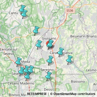 Mappa Via Francesco Cilea, 20833 Giussano MB, Italia (4.584)