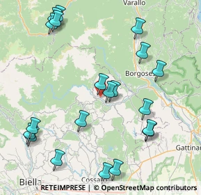 Mappa Via Crevacuore, 13863 Coggiola BI, Italia (9.663)